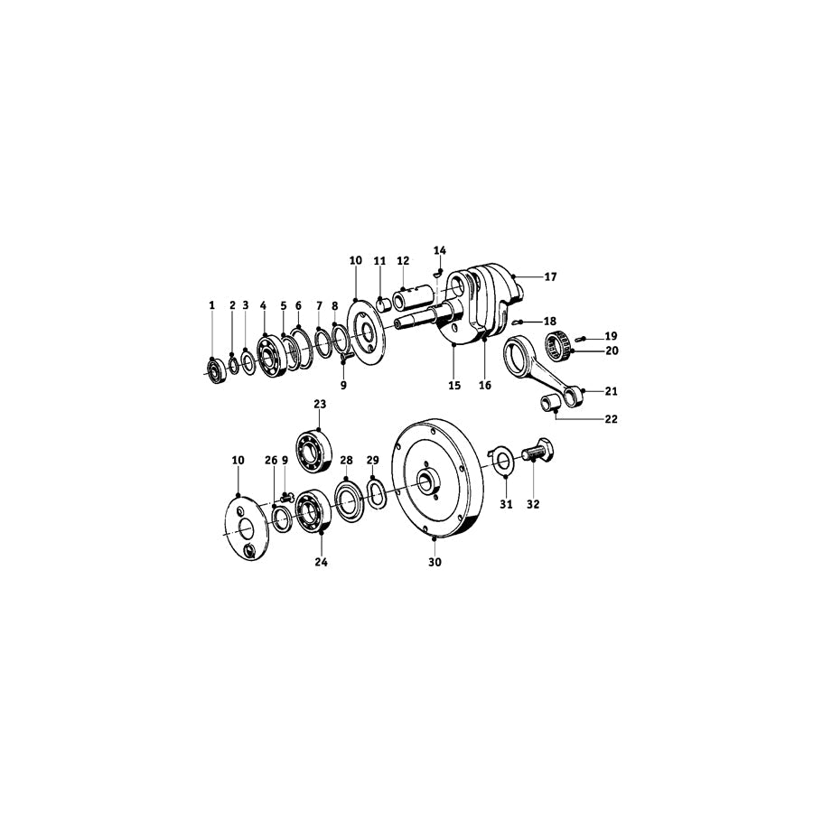 Genuine BMW 11240017701 Connecting Rod (Inc. R50 & R60/2)