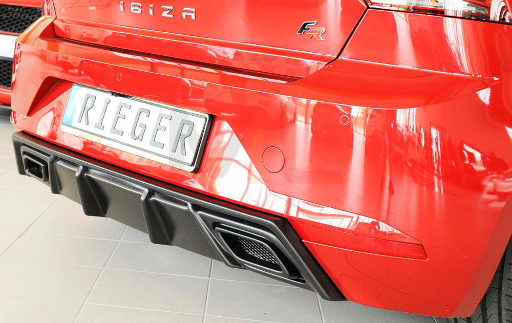 Rieger 00027101 SEAT KJ Rear Diffuser (Ibiza FR & Ibiza) 2 | ML Performance UK Car Parts