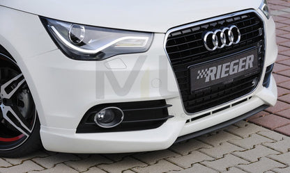 Rieger 00044100 Audi 8X A1 Front Splitter 2 | ML Performance UK Car Parts