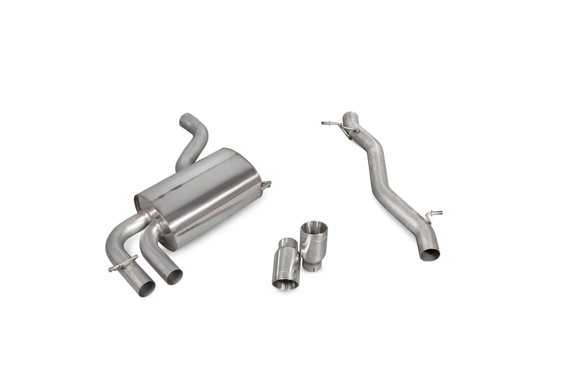 Scorpion SAUS074 Audi S3 8P Non-Resonated Cat-Back System | ML Performance UK UK