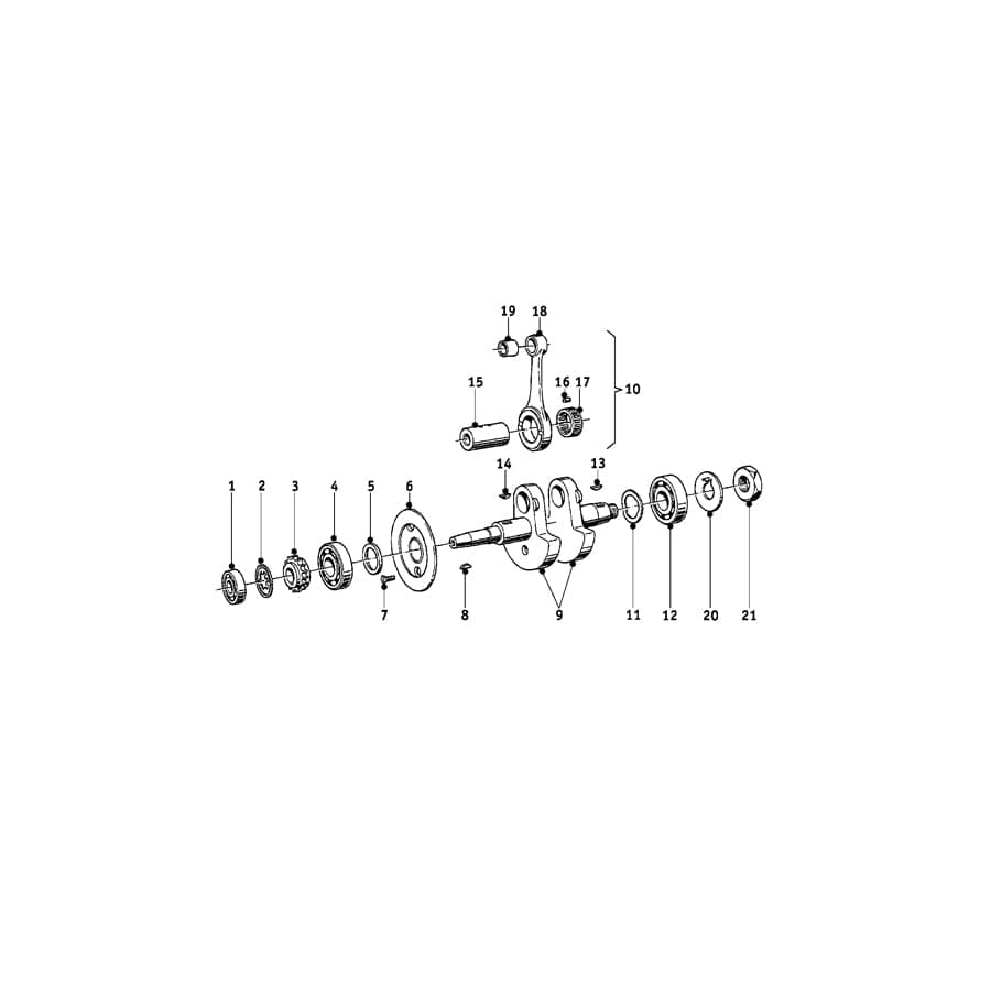 Genuine BMW 11240017150 Bush (Inc. R27, R68 & R26)