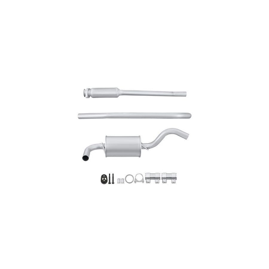 Hella 8LC 366 023-931 Middle Silencer For Ford Fiesta Mk3 Hatchback (GFJ)