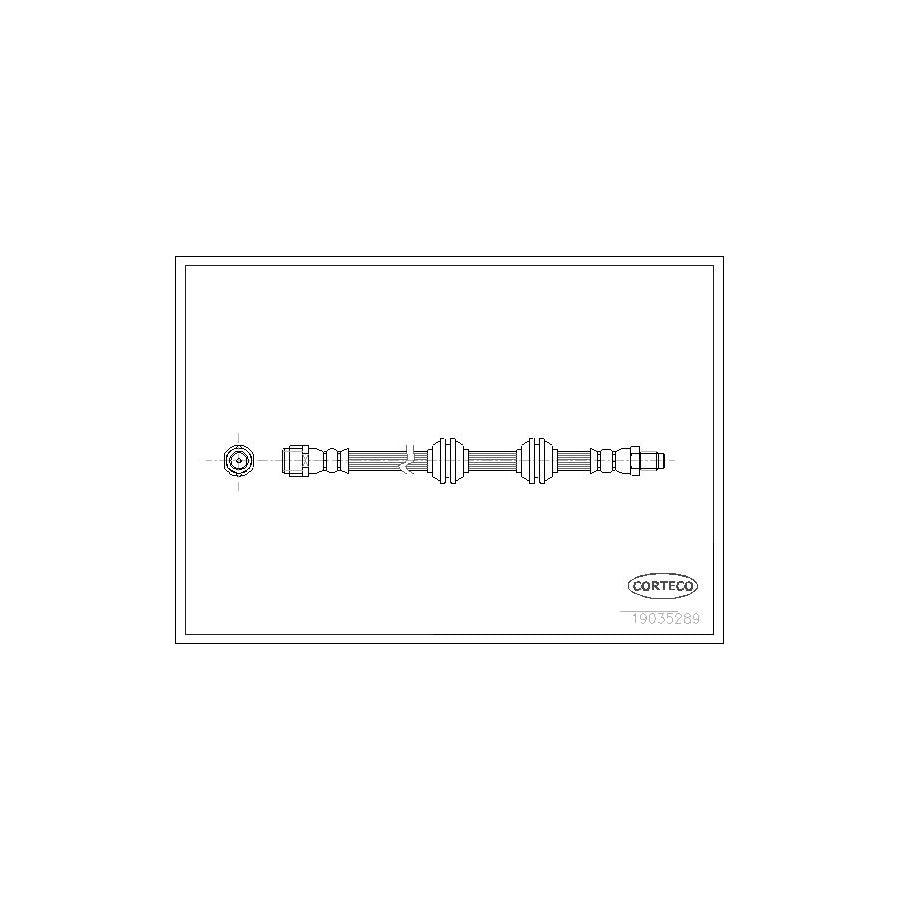 Corteco 19035289 Brake Hose
