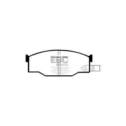 EBC DP531 Isuzu Ultimax Front Brake Pads (Inc. Gemini & Piazza) 2 | ML Performance UK Car Parts