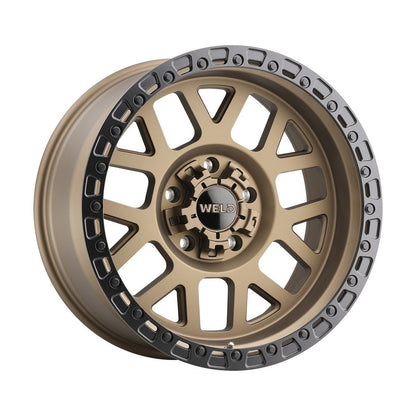 Weld W11579026500-P2 Cinch W115 Wheel 17x9 5x127 ET0 BS5 Satin Bronze - Satin Black