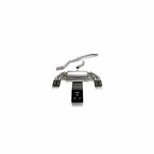 Armytrix AU8XS-QS11M Valvetronic Exhaust System Audi S1 8X 2.0 2014-2018 with Quad Matte Black 3.5"
