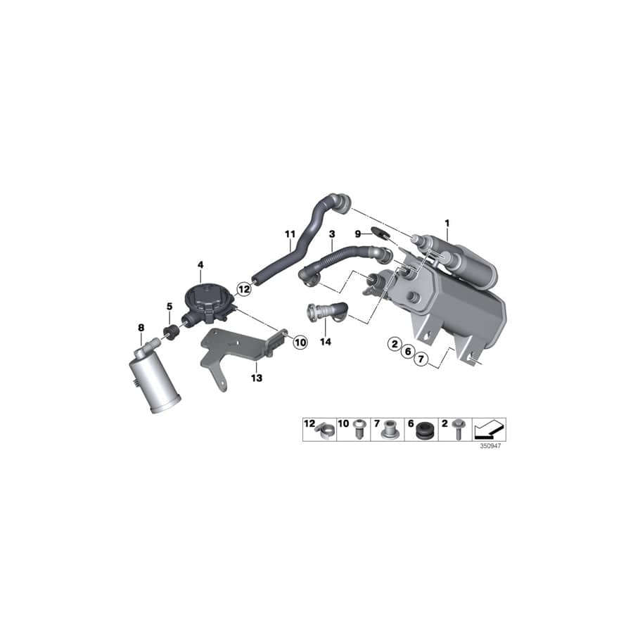 Genuine BMW 16137446786 F25 F26 Dust Filter (Inc. X4 20iX, X4 35iX & X3 35iX)
