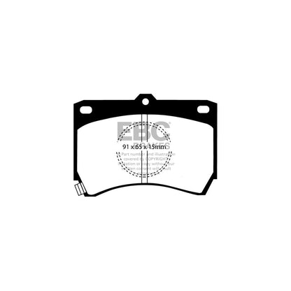 EBC DP655 Mazda Sao 3 Ultimax Front Brake Pads - Akebono Caliper 2 | ML Performance UK Car Parts