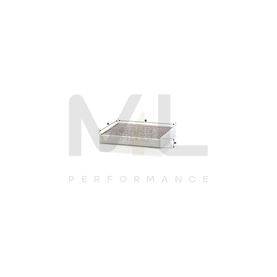 MANN-FILTER CUK 2143 Pollen filter Activated Carbon Filter