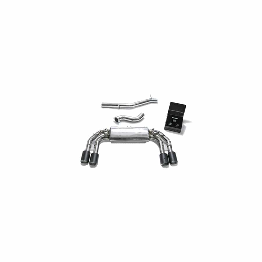 Armytrix VW7R2-QC38 Valvetronic Exhaust System Volkswagen Golf R MK7.5 2016-2019 with Quad Carbon Fiber 4"