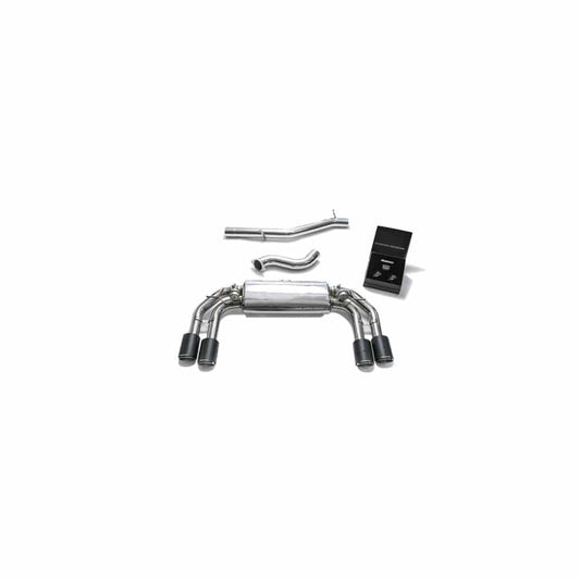 Armytrix VW7R2-QC38 Valvetronic Exhaust System Volkswagen Golf R MK7.5 2016-2019 with Quad Carbon Fiber 4"