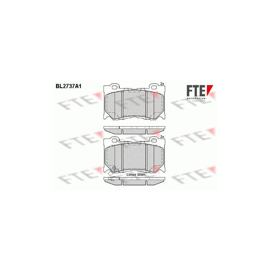FTE 9011055 Brake Pad Set