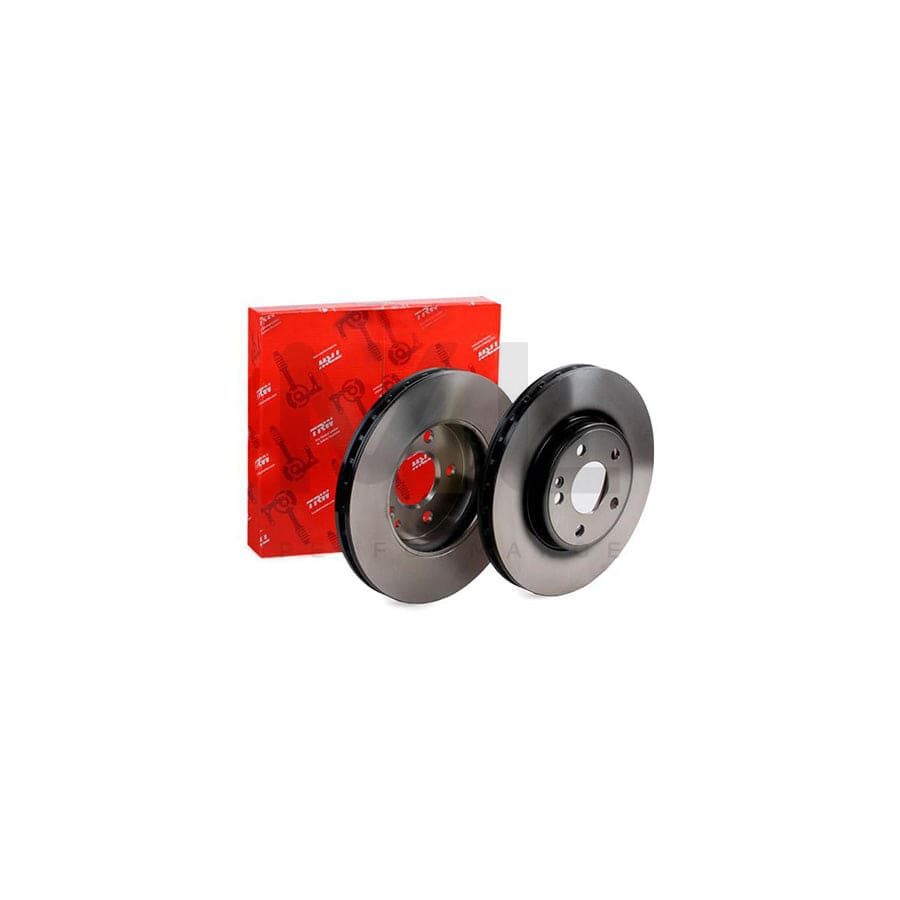 TRW DF6501 Brake Disc Vented, Painted  - 1 piece