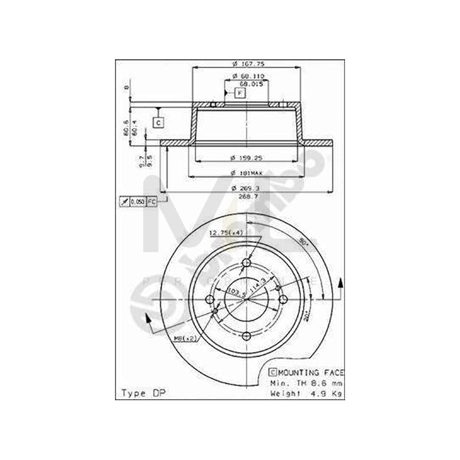 brembo-08-4851-10-brake-disc-solid