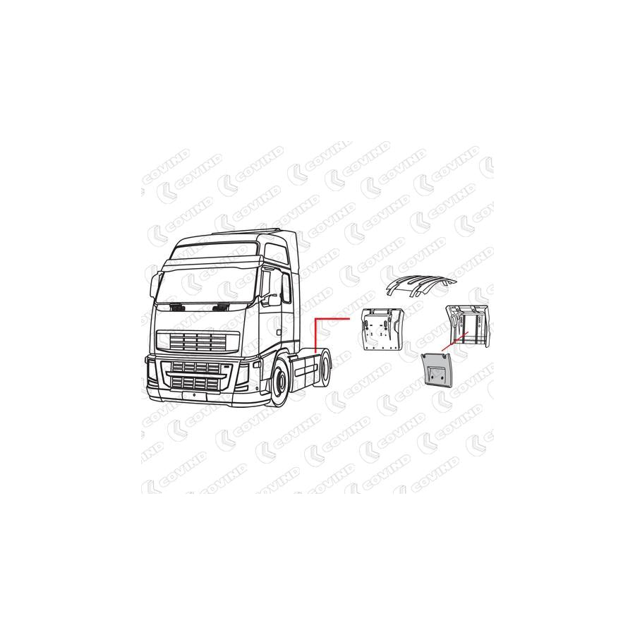 Covind 3Fh/524 Wing Fender