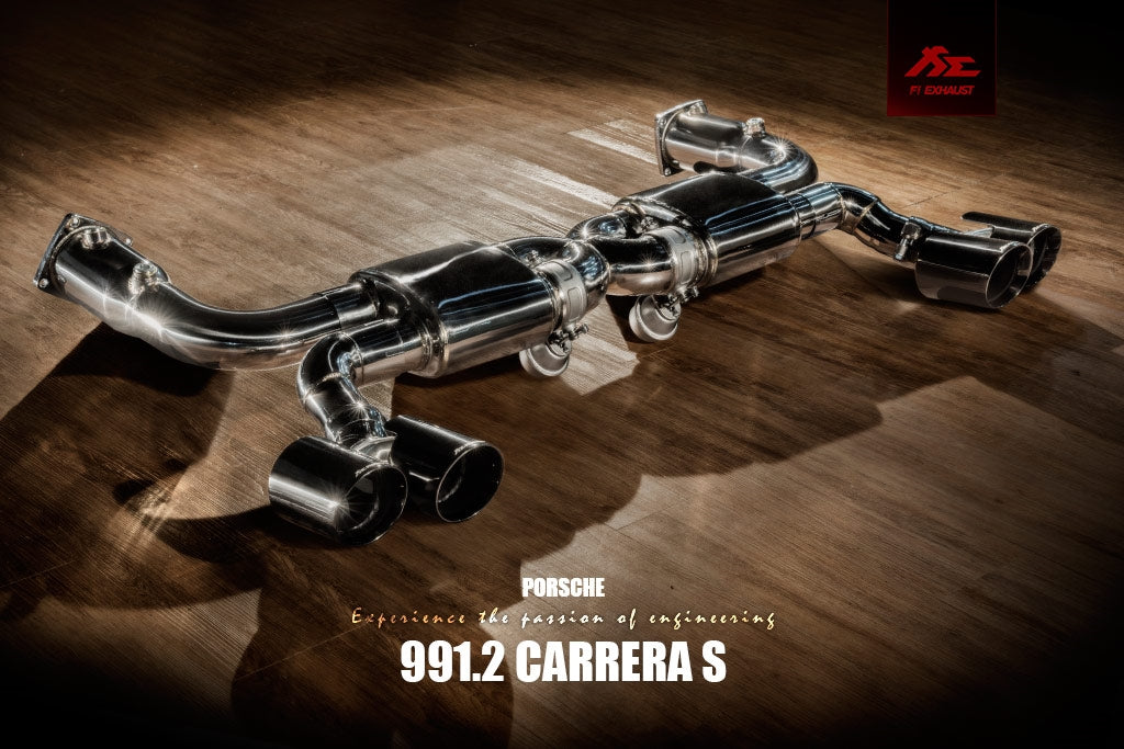 FI Exhaust PH-9912-CBVS2 + TIP-9912-MBS2 + OBD-CAB-V + R2020OBD Catless Downpipe + Valvetronic Muffler + Quad Tips in Matte Black
+ Fi PRO App Remote Control Module (OBDII)