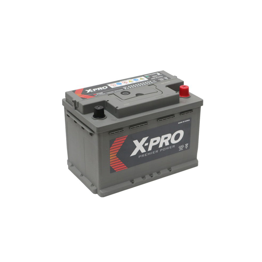 X-Pro 57220 12V 72ah 610CCA Starter battery UK 096