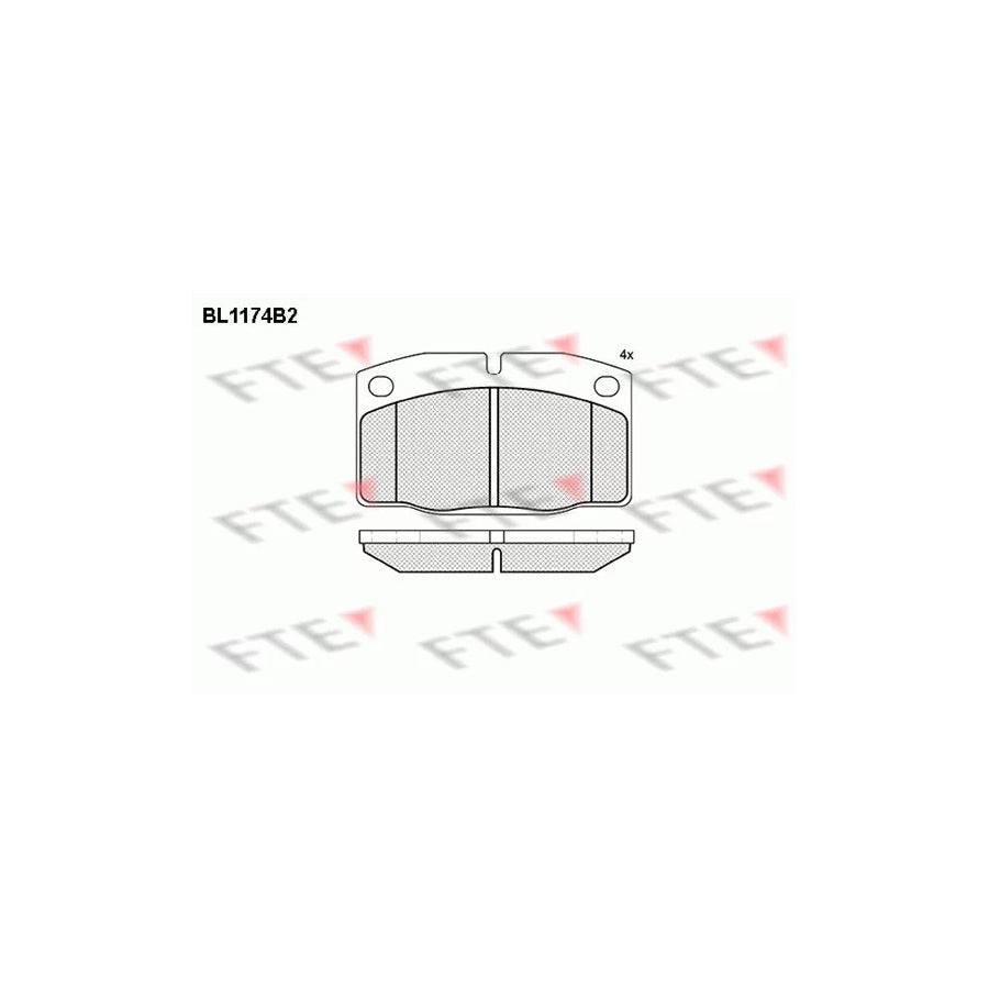 FTE 9010049 Brake Pad Set