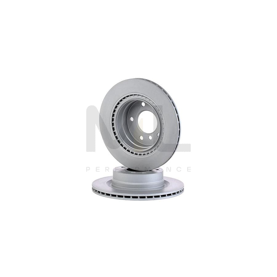 ATE 24.0120-0195.1 Brake Disc Vented, Coated, High-carbon, with bolts/screws  - 1 piece