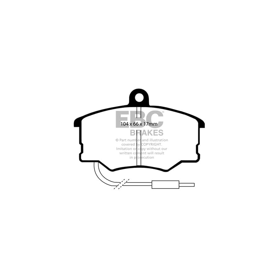 EBC PD40K679 Fiat Lancia Ultimax Pad & Plain Disc Kit - Girling/TRW Caliper (Inc. Croma & Thema) 2 | ML Performance UK Car Parts