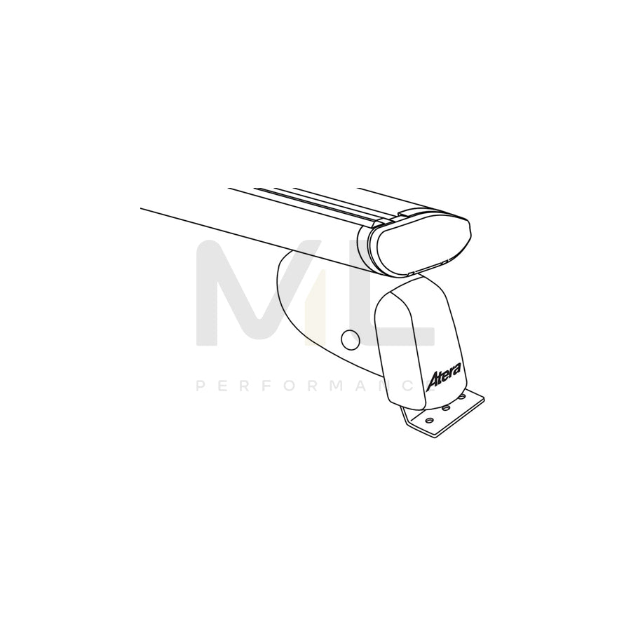 Atera Signo 047149 Roof bars for cars without rails, 137 cm, 150 kg, Aluminium