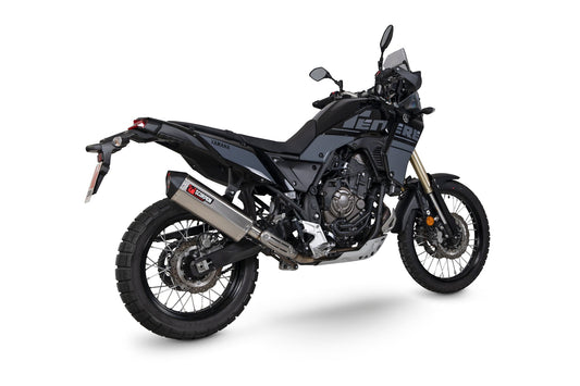 Scorpion RYA122TEO Yamaha Tenere 700 Serket Parallel Slip-On - Titanium Sleeve | ML Performance UK UK