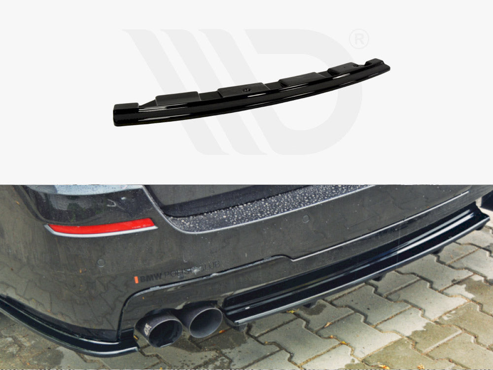 Maxton Design BM-5-11-MPACK-RD2T Central Rear Splitter BMW 5 F11 M-packfits | ML Performance UK Car Parts