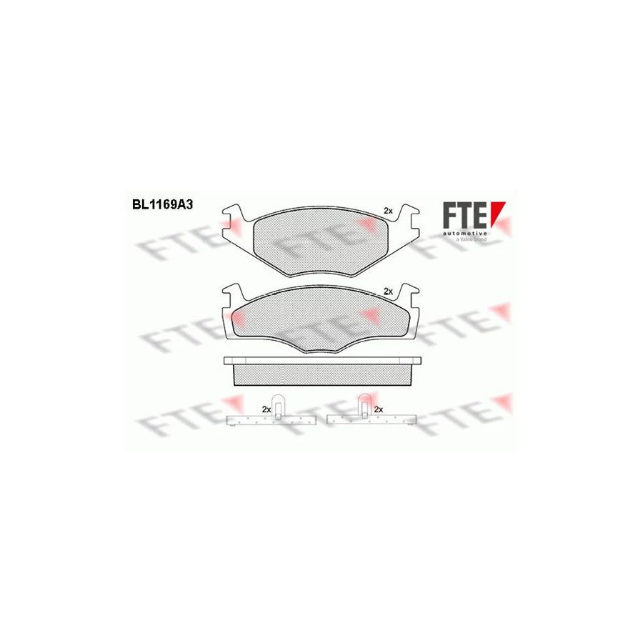 FTE 9010047 Brake Pad Set