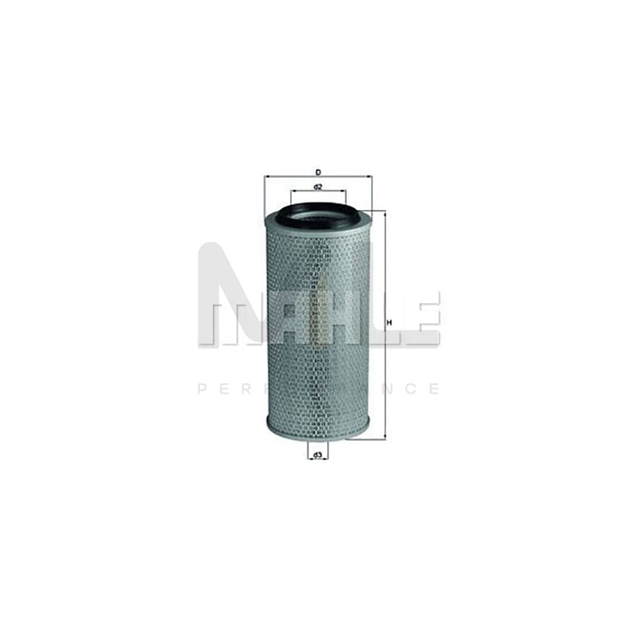 MAHLE ORIGINAL LX 236 Air Filter Filter Insert | ML Performance Car Parts