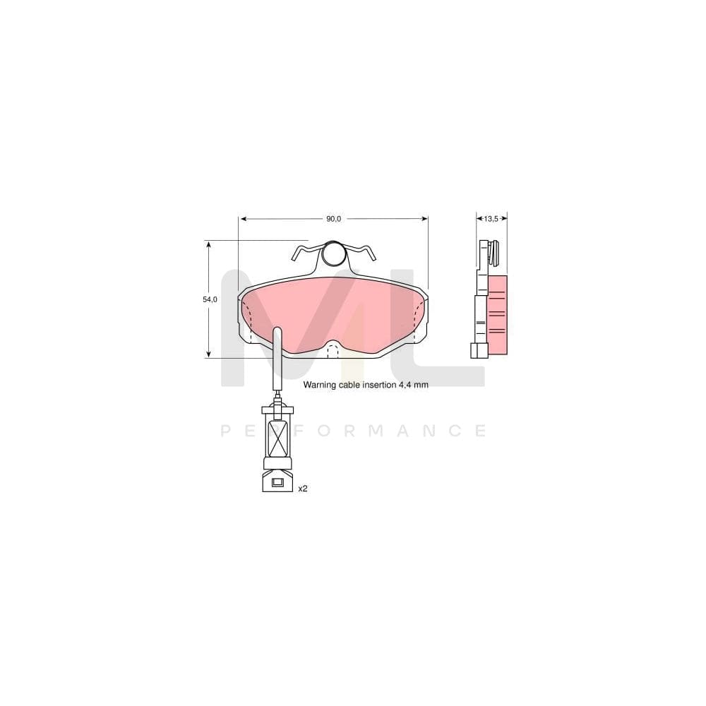 TRW Gdb1034 Brake Pad Set
