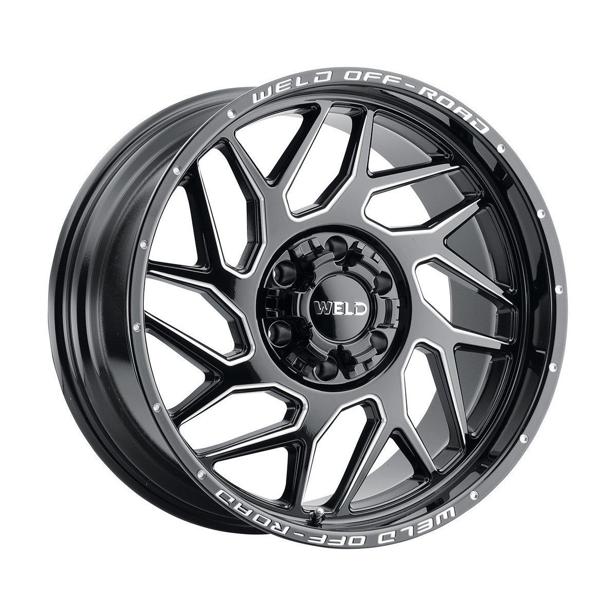 Weld W11700098475-P2 Fulcrum W117 Wheel 20x10 6x139.7 ET-18 BS4.75 Gloss Black MIL