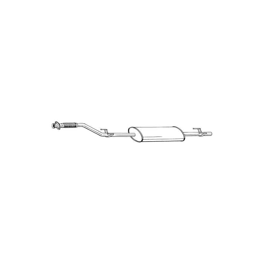 Bosal 293-209 Front Silencer Suitable for Mercedes-Benz Sprinter