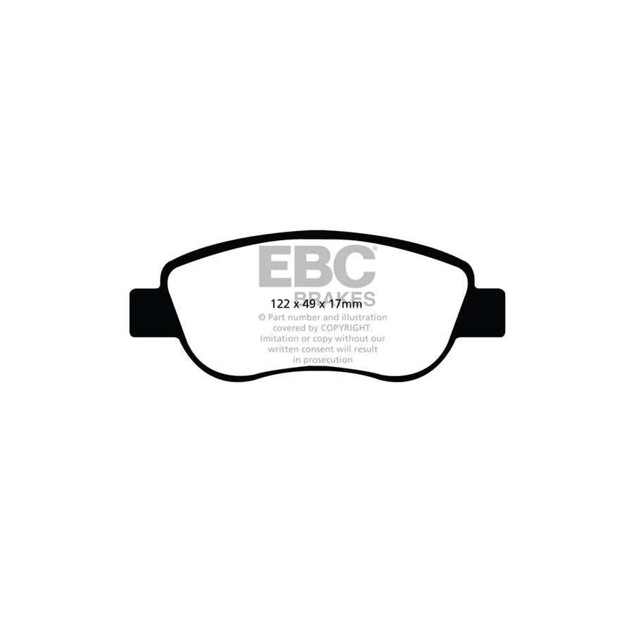 EBC PD40K1631 Renault Megane Ultimax Pad & Plain Disc Kit - Girling/TRW Caliper 2 | ML Performance UK Car Parts