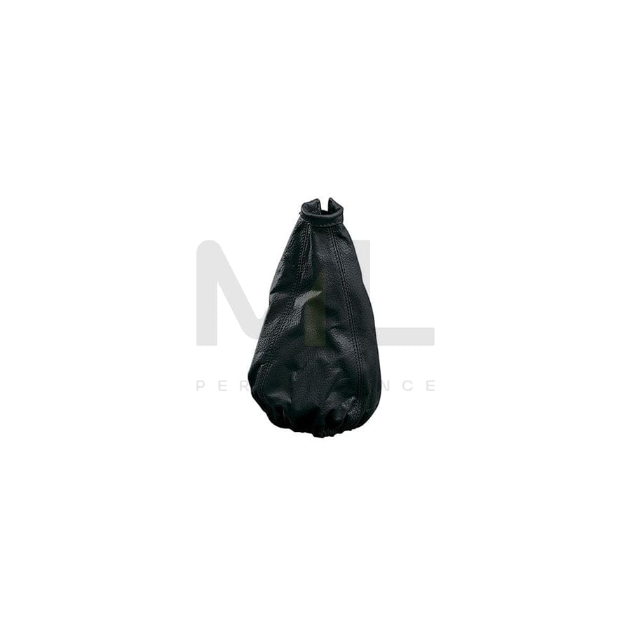 PILOT 05001 Gear stick gaiter Leather, Black, Universal