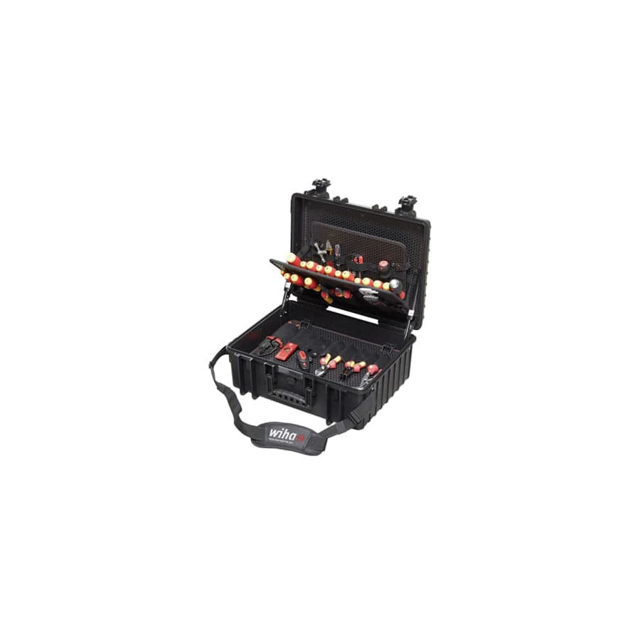 Wiha WHA40523 Competence XL electrician Tool Kit, 82 Piece (inc. Case)