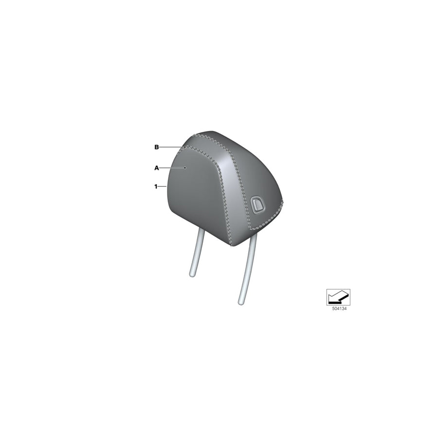 Genuine BMW 52107993168 G20 G21 Head Rest Leather Front INDIVIDUAL (Inc. 318d, 320i 1.6 & M340i)