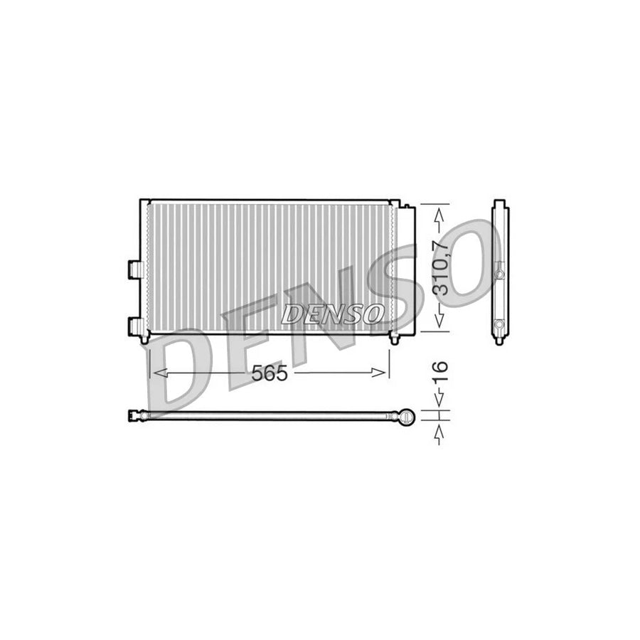 DENSO DCN09070 Air Conditioning Condenser