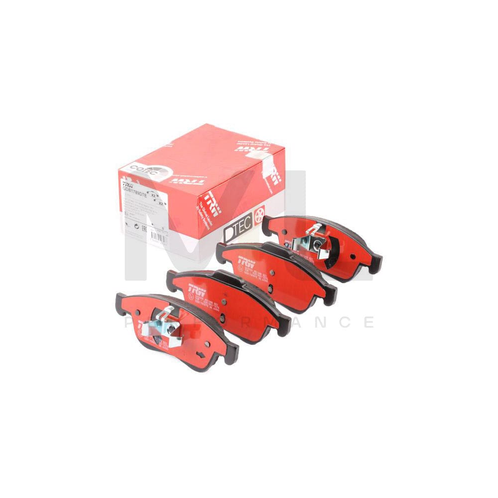 TRW Dtec Cotec Gdb1789Dte Brake Pad Set Not Prepared For Wear Indicator