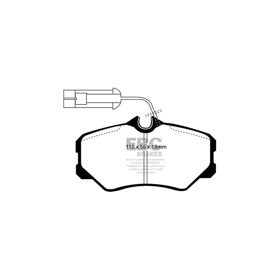 EBC PD40K681 Fiat Lancia Ultimax Pad & Plain Disc Kit - Bendix Caliper (Inc. Croma & Thema) 2 | ML Performance UK Car Parts