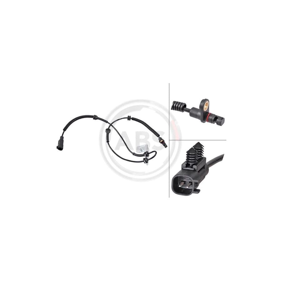 A.B.S. 31822 ABS Sensor for CHRYSLER Grand Voyager V (RT)