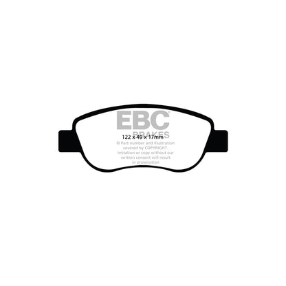 EBC PD40K1630 Renault Megane Ultimax Pad & Plain Disc Kit - Girling/TRW Caliper 2 | ML Performance UK Car Parts