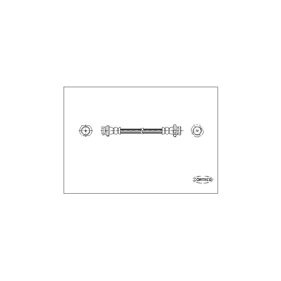Corteco 19035098 Brake Hose for Nissan Almera