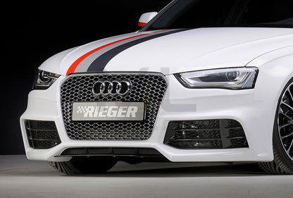 Rieger 00055546 Audi B8 B81 A4 Front Bumper 1 | ML Performance UK Car Parts