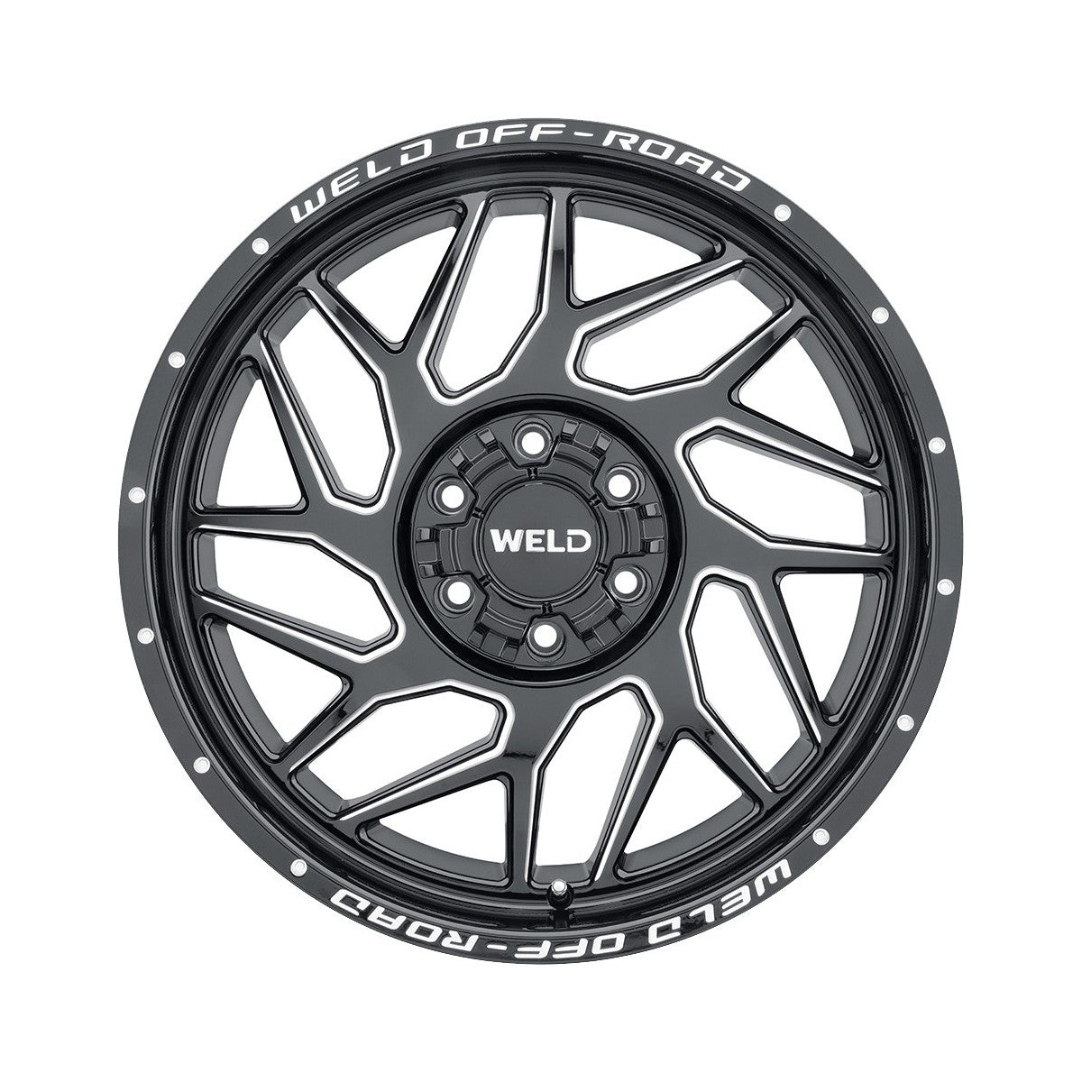 Weld W11709098500-P2 Fulcrum W117 Wheel 20x9 6x139.7 ET0 BS5 Gloss Black MIL