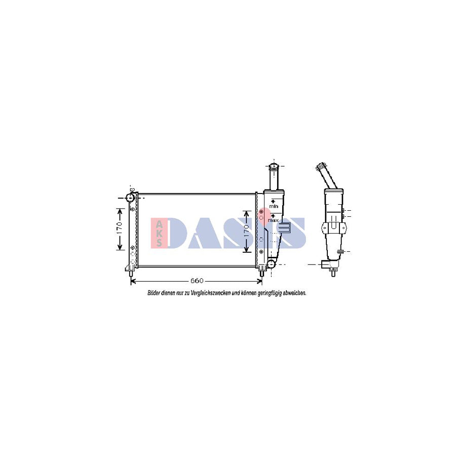 AKS Dasis 123000N Coolant Expansion Tank for Smart City-Coupe (450)