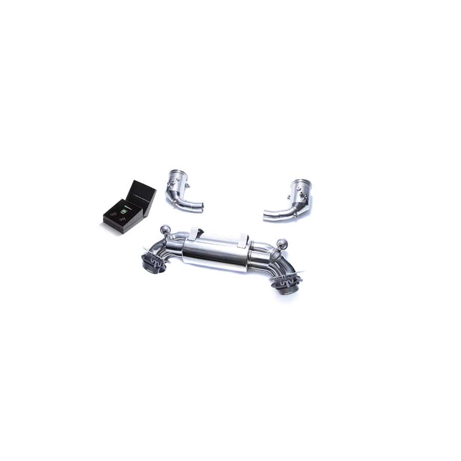 Armytrix P92CS-DD Stainless Steel Race Pipe w/Cat Simulator Porsche 992 Carrera 3.0L 2020+ with Optional catalytic converter replacement