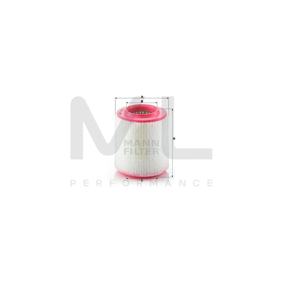 MANN-FILTER C 1652/2 Air Filter for AUDI A8 D3 (4E2, 4E8) Filter Insert