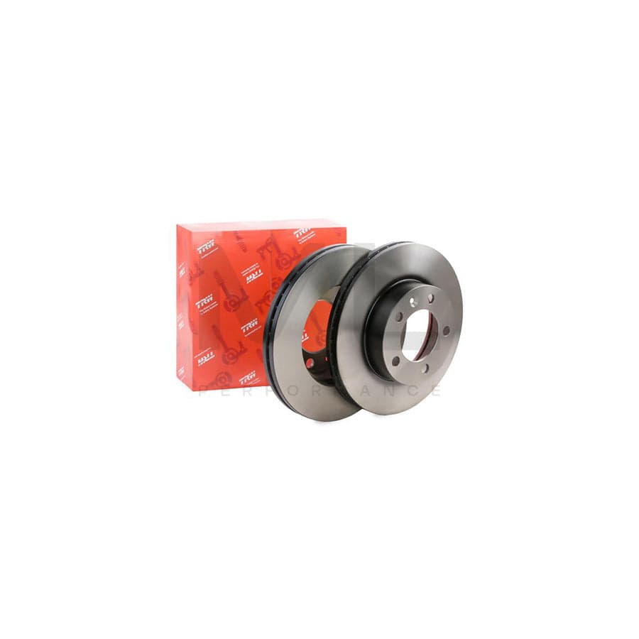 TRW DF6131S Brake Disc Vented, Painted, High-carbon  - 1 piece