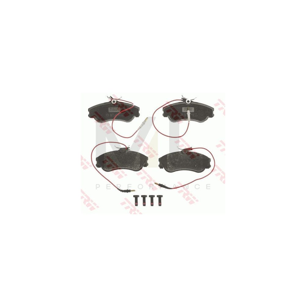 TRW Cotec Gdb1260 Brake Pad Set Incl. Wear Warning Contact, With Brake Caliper Screws, With Accessories