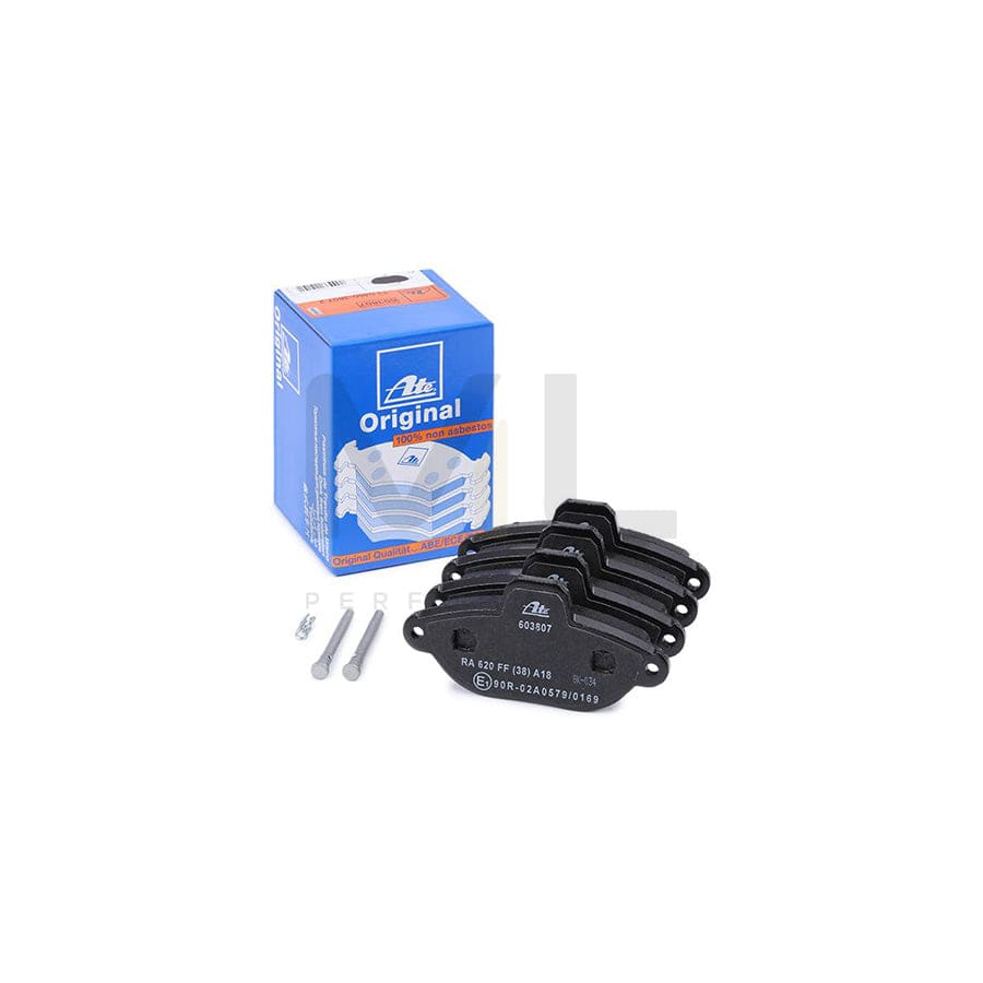 ATE 13.0460-3807.2 Brake pad set for FIAT Panda II Hatchback (169) excl. wear warning contact, with accessories